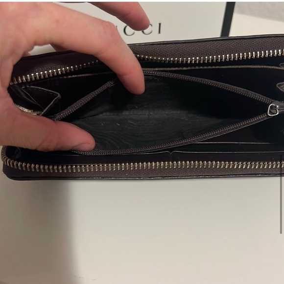 Authentic Shima GG Leather Zip Around Long Wallet - Picture 8 of 8